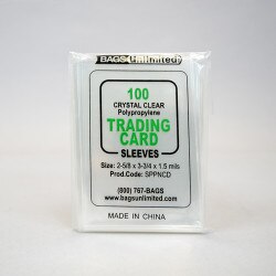 Trading Card Sleeve for New Cards.